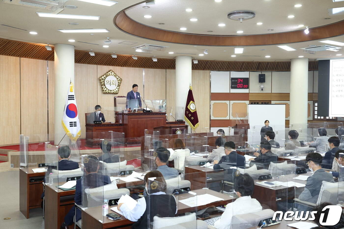 본문 이미지 - 고양시의회 본회의장 모습. (고양시의회 제공)