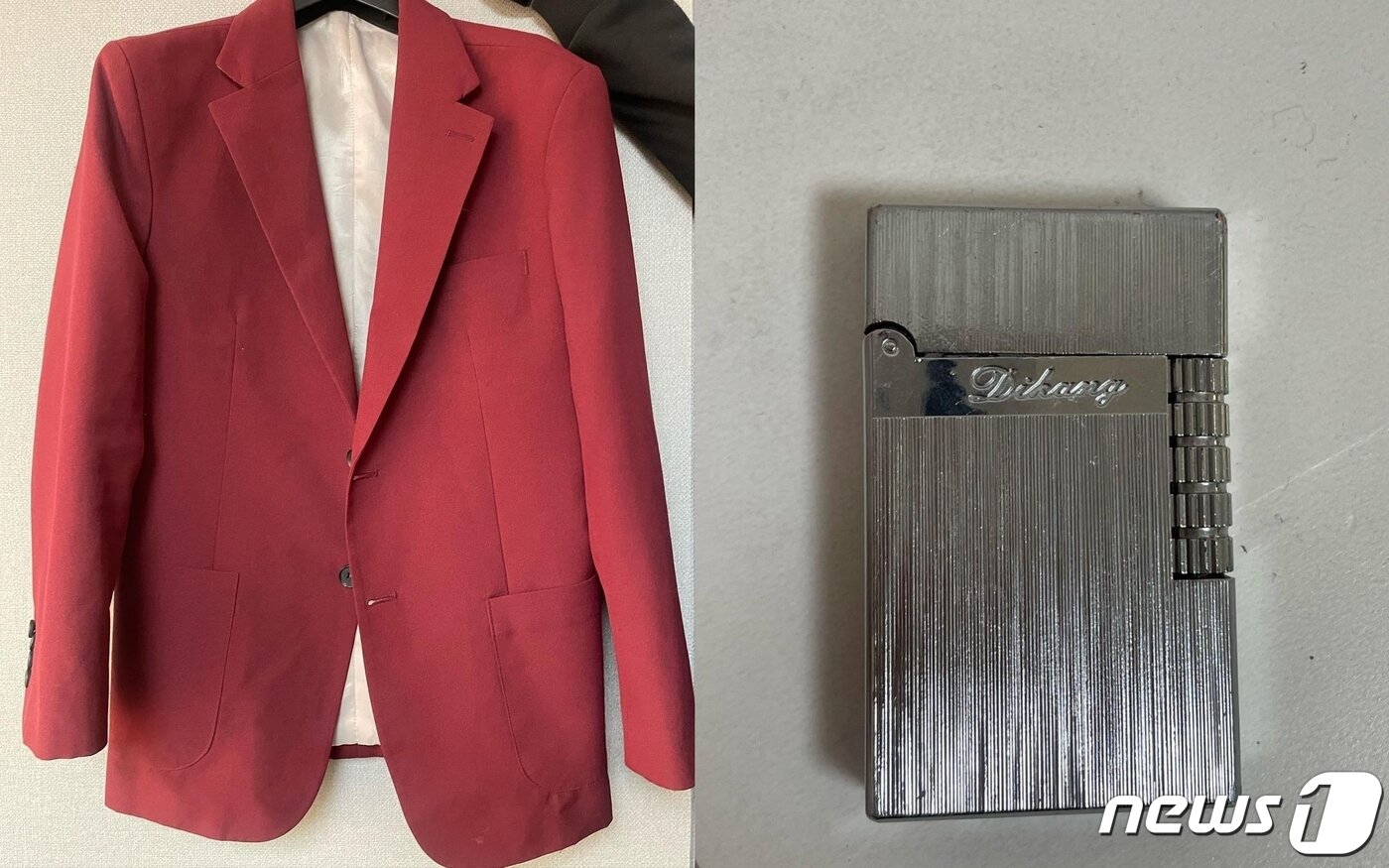 본문 이미지 - A씨가 구급차 앞에서 자신에게 옷을 벗어준 남성을 찾는다며 올린 사진. (인스타그램 갈무리)