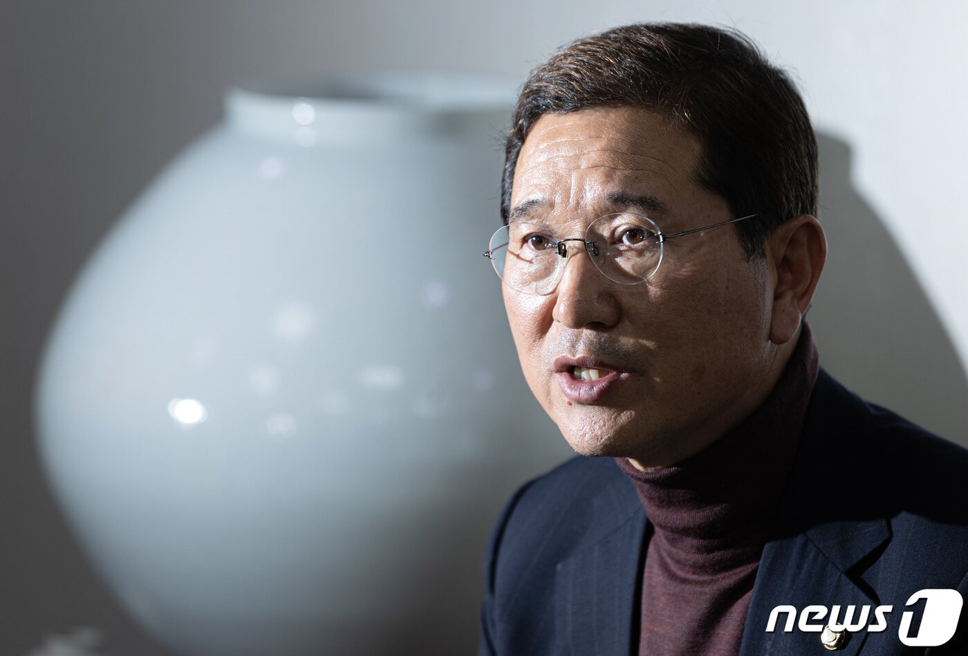 본문 이미지 - 김학용 국민의힘 의원이 4일 오후 서울 여의도 국회 의원회관에서 뉴스1과 인터뷰를 하고 있다. 2022.11.4/뉴스1 ⓒ News1 이재명 기자