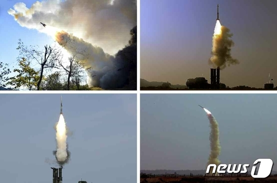 북한 노동신문이 공개한 4일간의 군사 작전 사진