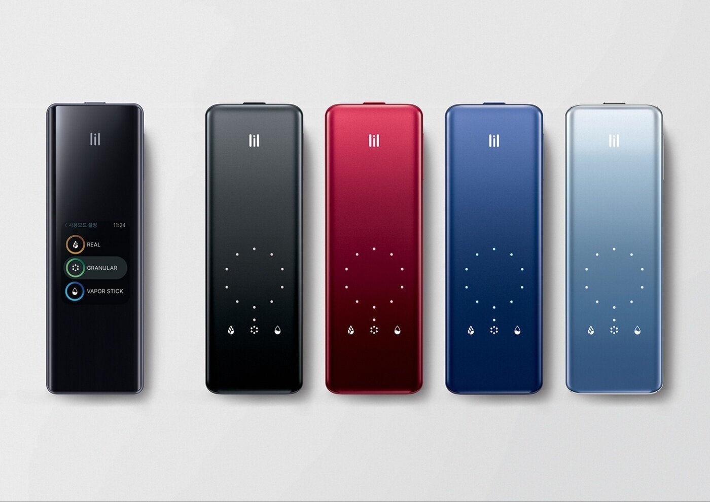 본문 이미지 - 릴 에이블 프리미엄 1종과 릴 에이블 4종.(KT&G 제공) 