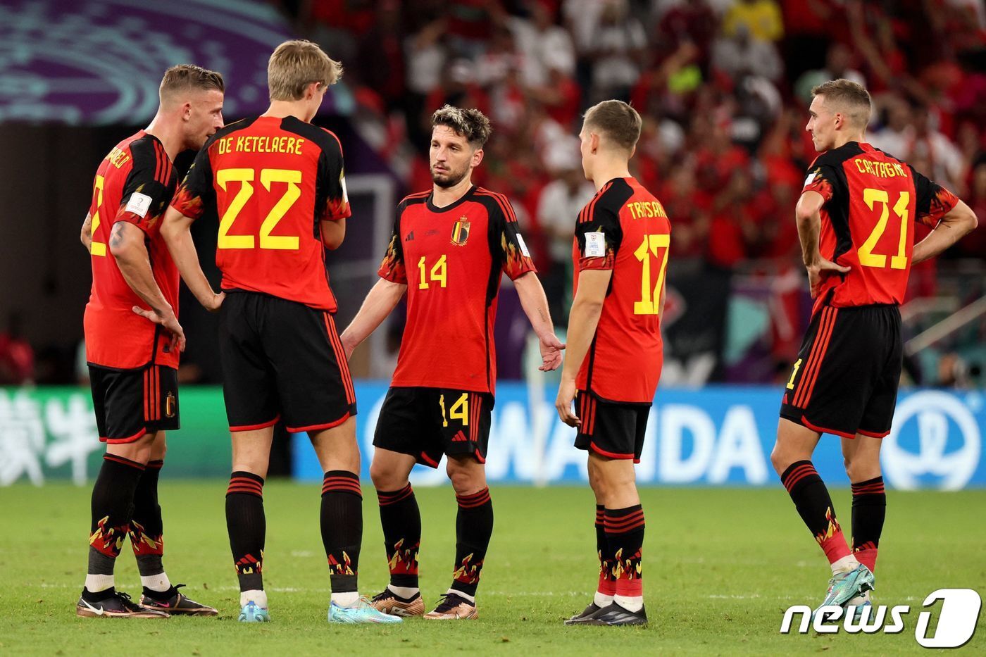 본문 이미지 - 벨기에는 2022 카타르 월드컵에서 초라하게 퇴장할까. ⓒ AFP=뉴스1