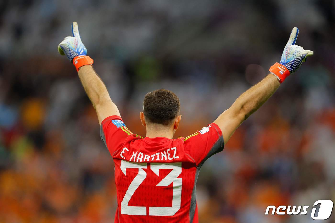 본문 이미지 - 아르헨티나의 에밀리아노 마르티네스 골키퍼. ⓒ AFP=뉴스1