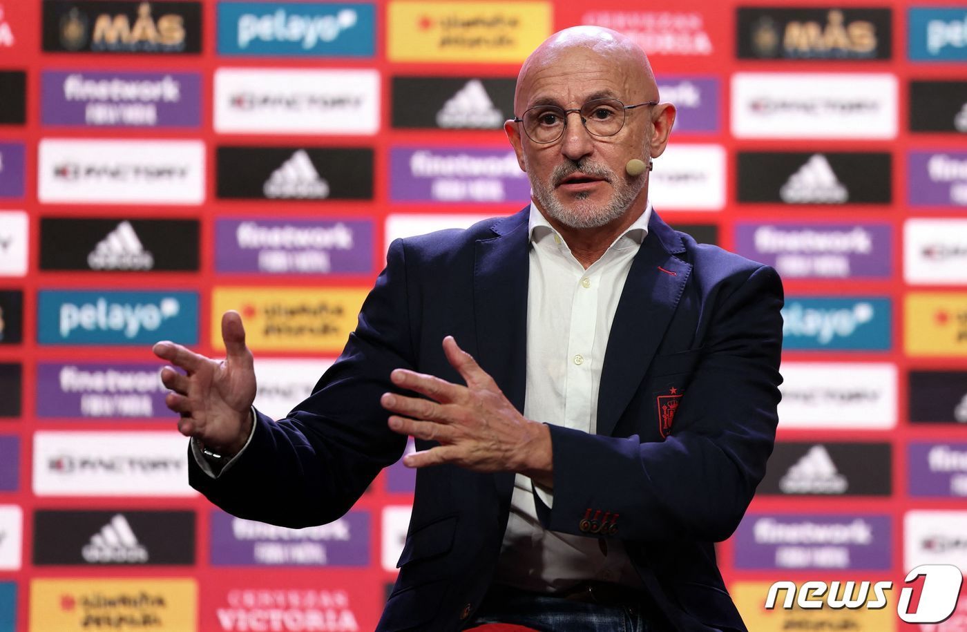 본문 이미지 - 스페인 데 라 푸엔테 감독. ⓒ AFP=뉴스1