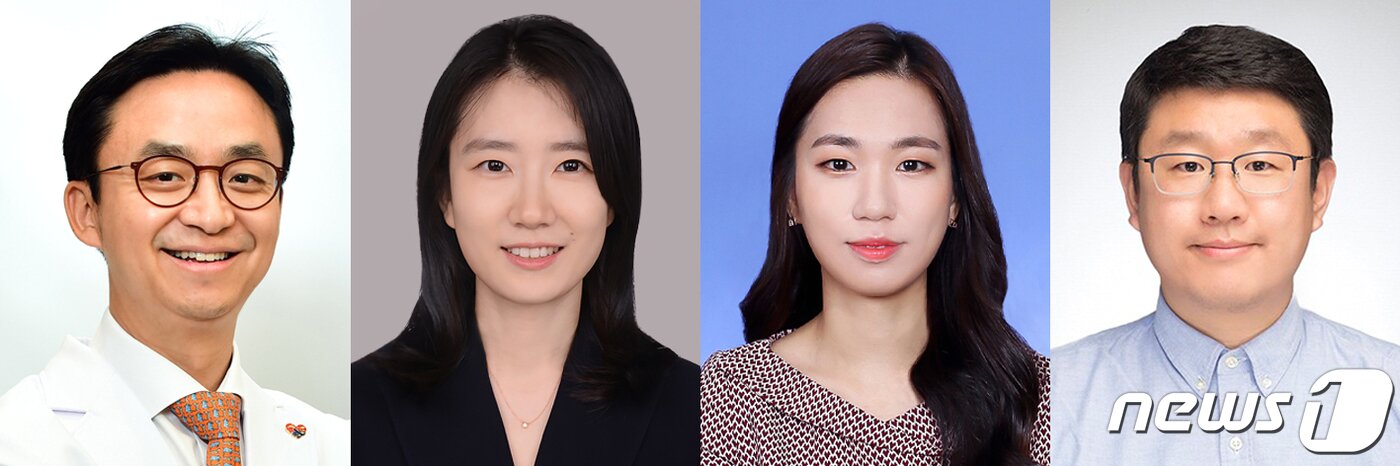 본문 이미지 - (왼쪽부터) 최의근·이소령 서울대병원 교수, 배난영 전공의, 한경도 숭실대 교수(=서울대학교병원 제공.)