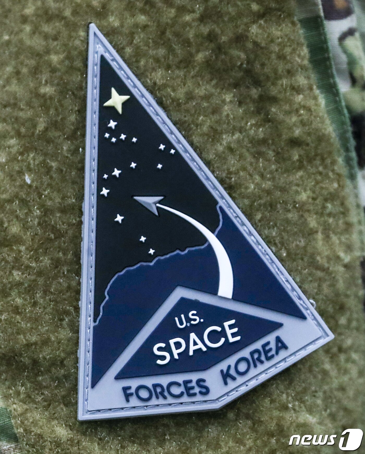 본문 이미지 - 주한 미 우주군 부대 마크. 2022.12.14/뉴스1 ⓒ News1 사진공동취재단