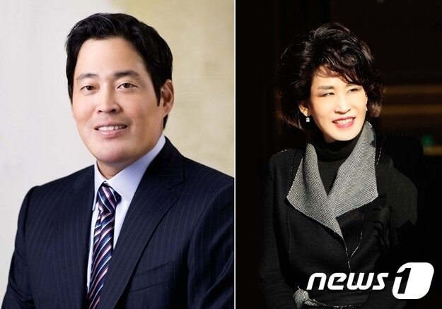 본문 이미지 - 정용진 신세계 부회장(왼쪽)과 정유경 신세계 총괄사장(오른쪽)