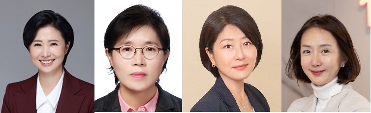 본문 이미지 - (왼쪽부터)김혜주 롯데멤버스 대표, 이정애 LG생활건강 신임 대표, 이선정 CJ올리브영 대표, 안정은 11번가 대표