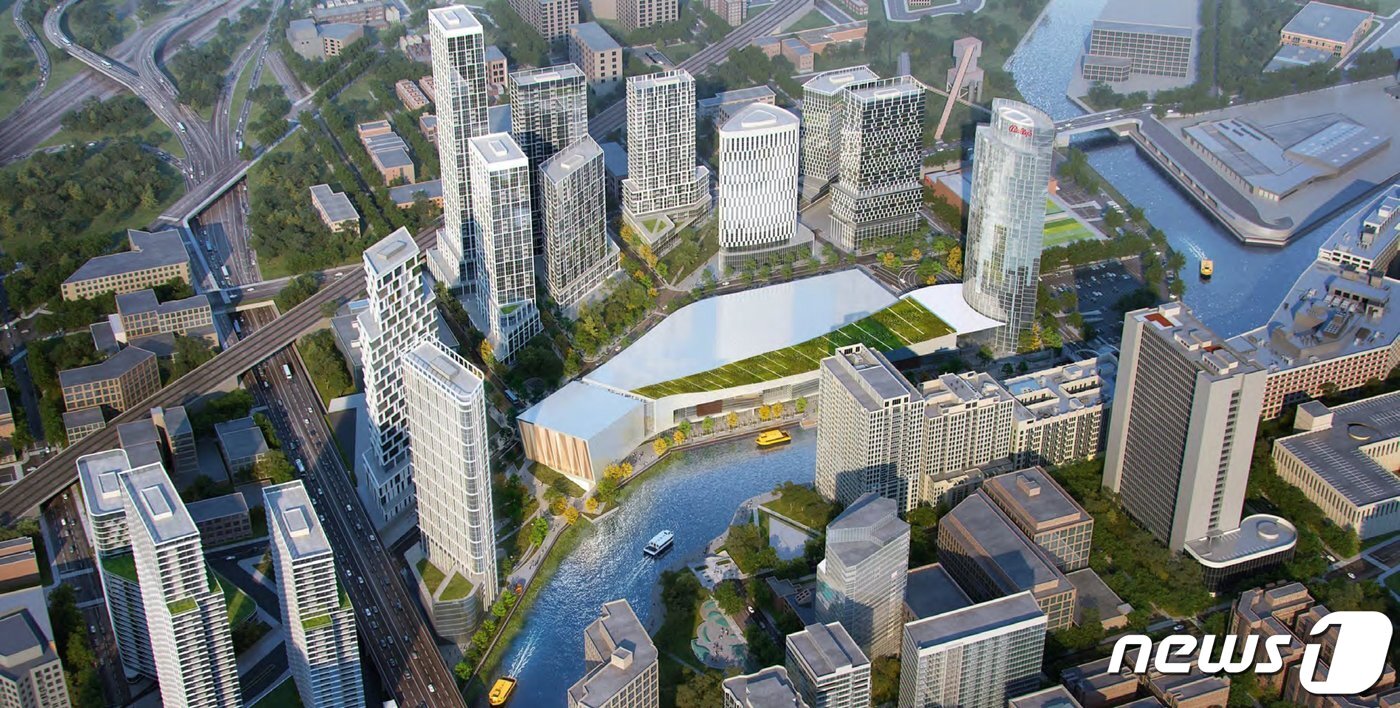 본문 이미지 - 한인이 회장 겸 최고경영자&#40;CEO&#41;로 있는 밸리스 시카고의 카지노 구역 변경안이 14일&#40;현지시각&#41; 시의회를 큰 표차로 통과했다. 일리노이 게임 위원회 승인만 받으면 내년 2분기 임시 카지노에 이어 2026년 상설 카지노를 시카고 강변에 오픈한다는 계획이다.&#40;시카고DPD 제공&#41;