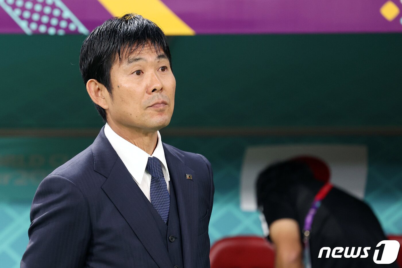 본문 이미지 - 모리야스 하지메 일본 축구대표팀 감독. 2022.12.2/뉴스1 ⓒ News1 