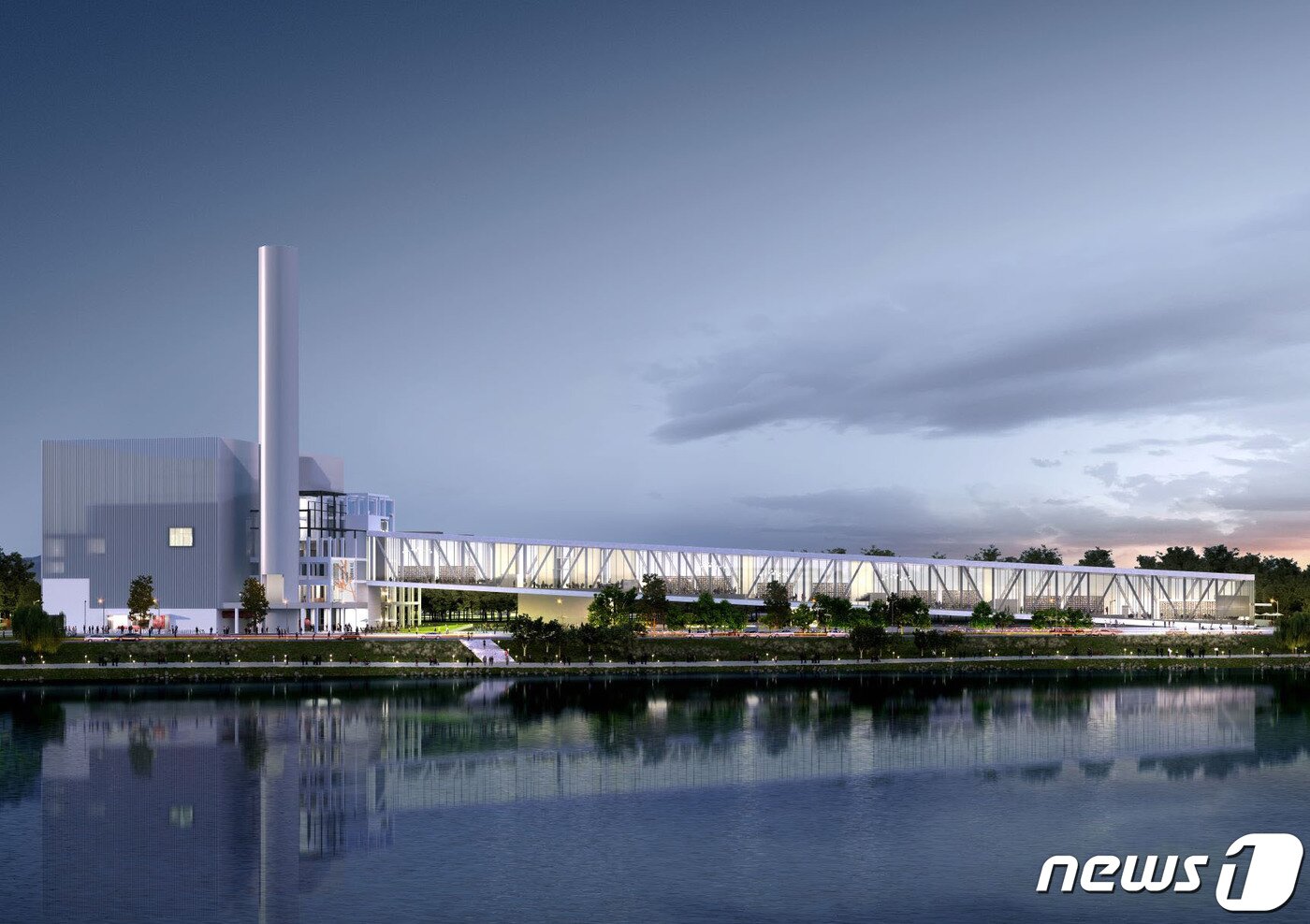 본문 이미지 - 광주대표도서관 조감도.(광주시 제공)/뉴스1 ⓒ News1