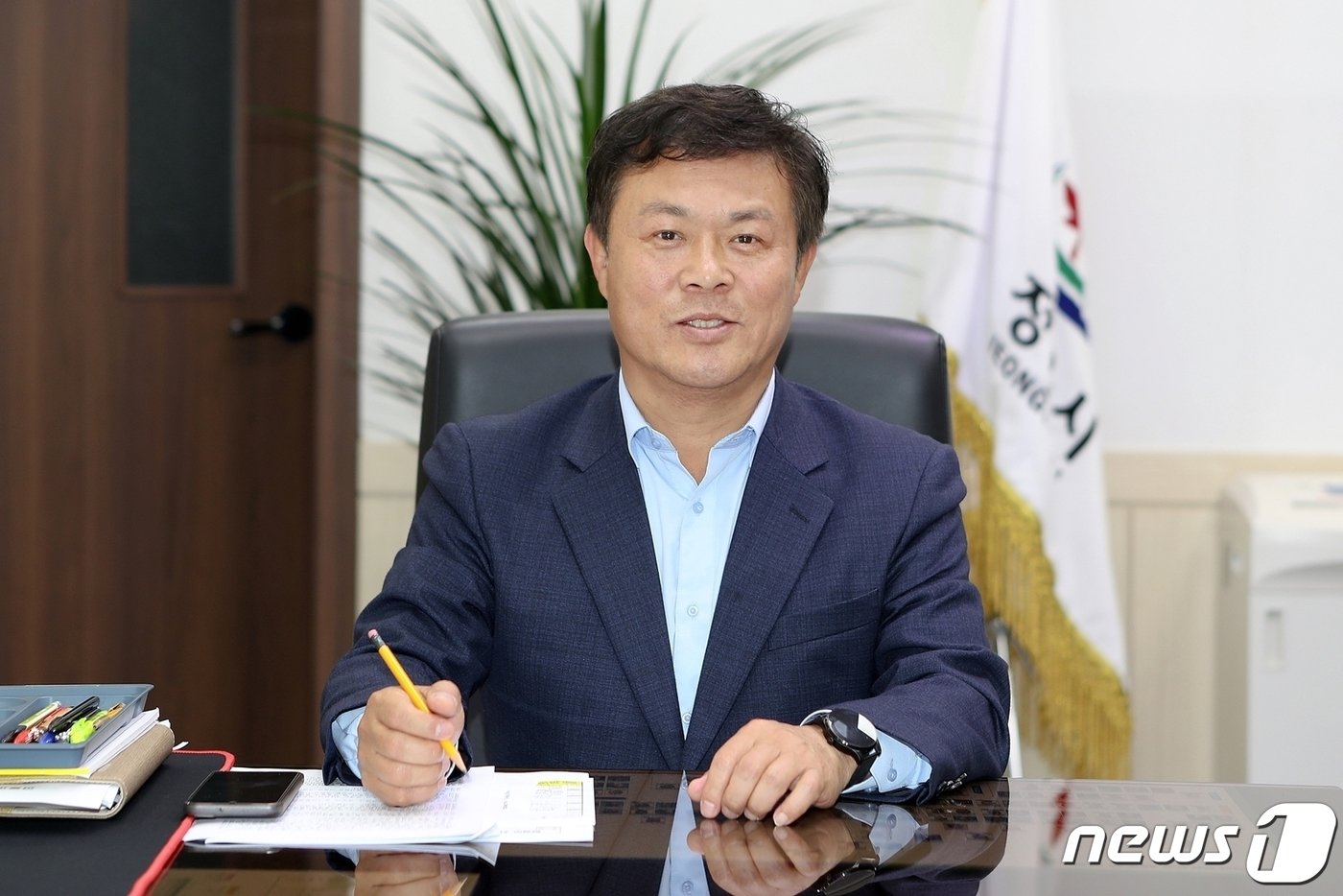  전북 정읍시가 2022년 한 해 동안 시정 각 분야에서 수상의 영예를 안으며 내실 있는 시정 운영을 입증했다. 이학수 전북 정읍시장.&#40;정읍시 제공&#41;2022.12.27/뉴스1