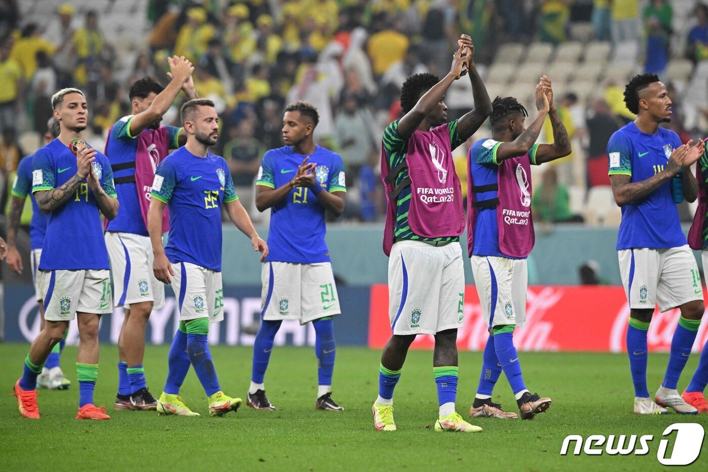 본문 이미지 -  한국의 16강 상대인 브라질. ⓒ AFP=뉴스1