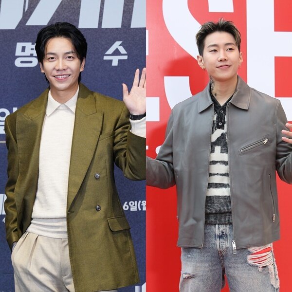 본문 이미지 - 이승기(왼), 박재범 뉴스1 DB