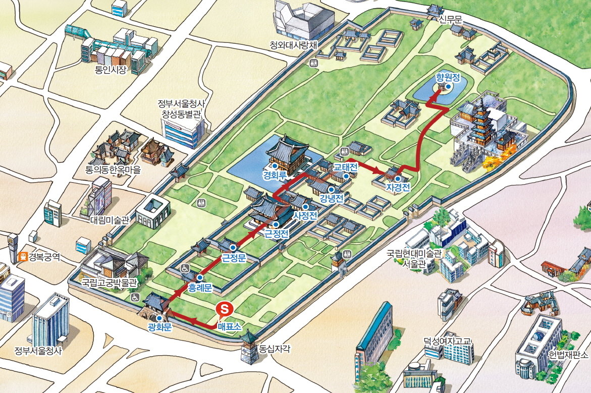 본문 이미지 - 경복궁 코스