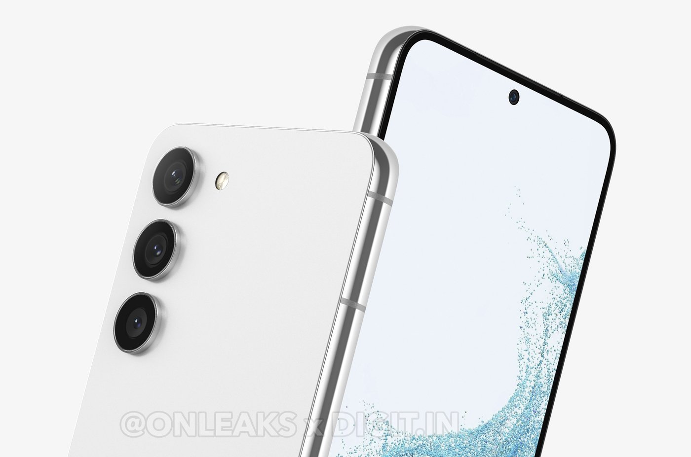 본문 이미지 - '갤럭시S23' 예상 이미지. (온리크스 트위터 갈무리)