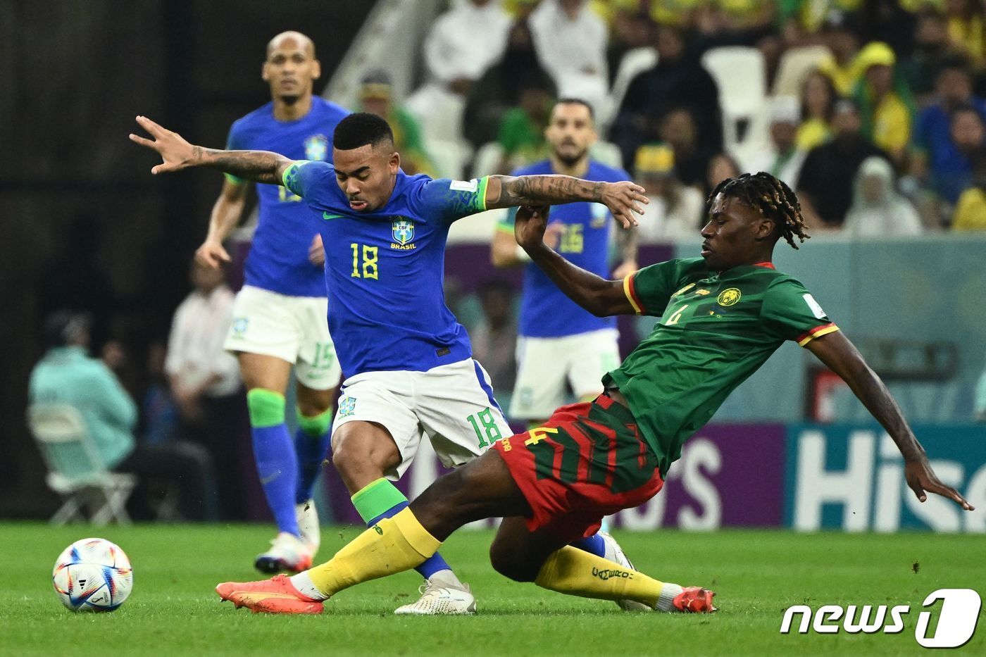 본문 이미지 - 브라질 가브리엘 제주스. ⓒ AFP=뉴스1