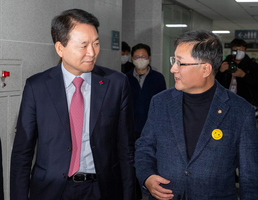 성일종·김성환 '예산안 2+2 논의'