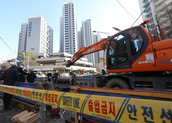 신정가압장 배관에 누수가?…서울시, '열수송관 누수' 실전 훈련