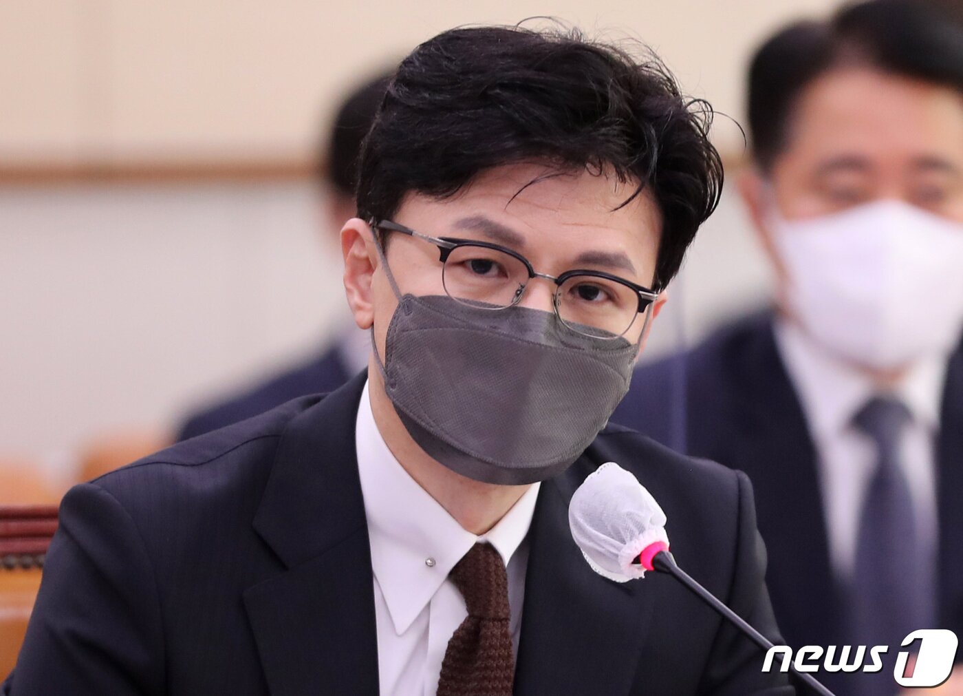 본문 이미지 - 한동훈 법무부 장관이 7일 오전 서울 여의도 국회에서 열린 법제사법위원회 전체회의에 출석해 의원들의 질의에 답변하고 있다. 2022.12.7/뉴스1 ⓒ News1 구윤성 기자
