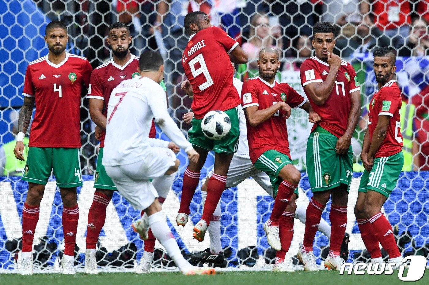 본문 이미지 - 포르투갈은 2018 러시아 월드컵 조별리그에서 모로코를 1-0으로 이겼다. ⓒ AFP=뉴스1