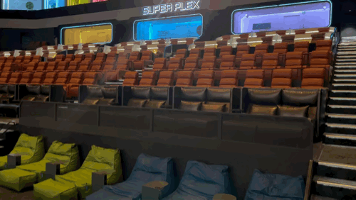 본문 이미지 -  롯데시네마 월드타워점 '수퍼플렉스' 상영관.