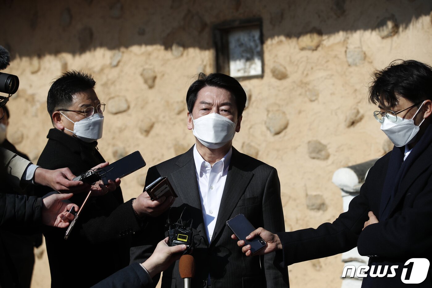 본문 이미지 - 안철수 국민의당 대선 후보. 2022.2.15/뉴스1 ⓒ News1 이승배 기자