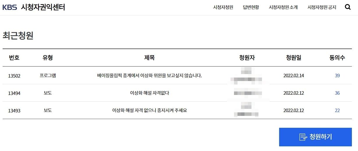 본문 이미지 - (KBS 시청자권익센터 홈페이지 갈무리) ⓒ 뉴스1