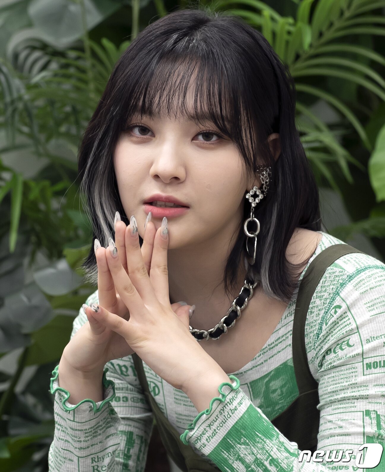 본문 이미지 - 걸그룹 빌리(Billlie)의 문수아 ⓒ News1 김진환 기자