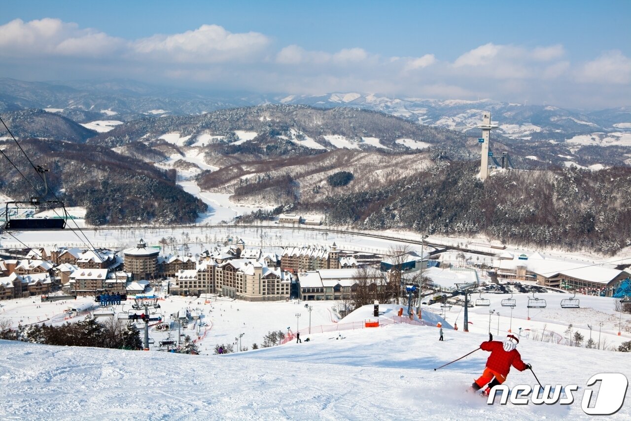 본문 이미지 - 강원 평창 알펜시아 리조트.(KH그룹 제공) 2022.2.18/뉴스1