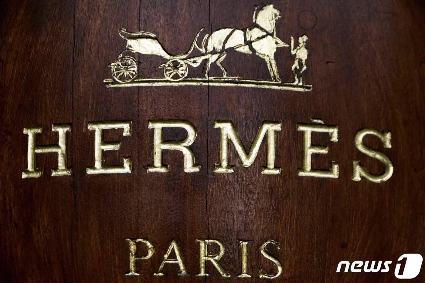 본문 이미지 - 에르메스 로고. ⓒ AFP=뉴스1