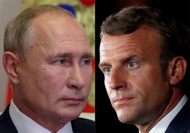 마크롱 대통령 외교수석 러시아 방문…"2022년 전쟁 후 처음"