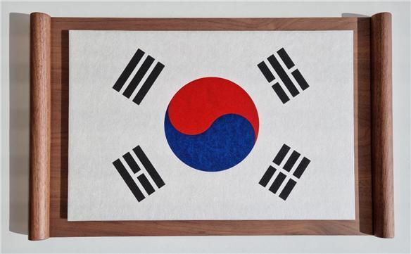 본문 이미지 - 한지 태극기 사진