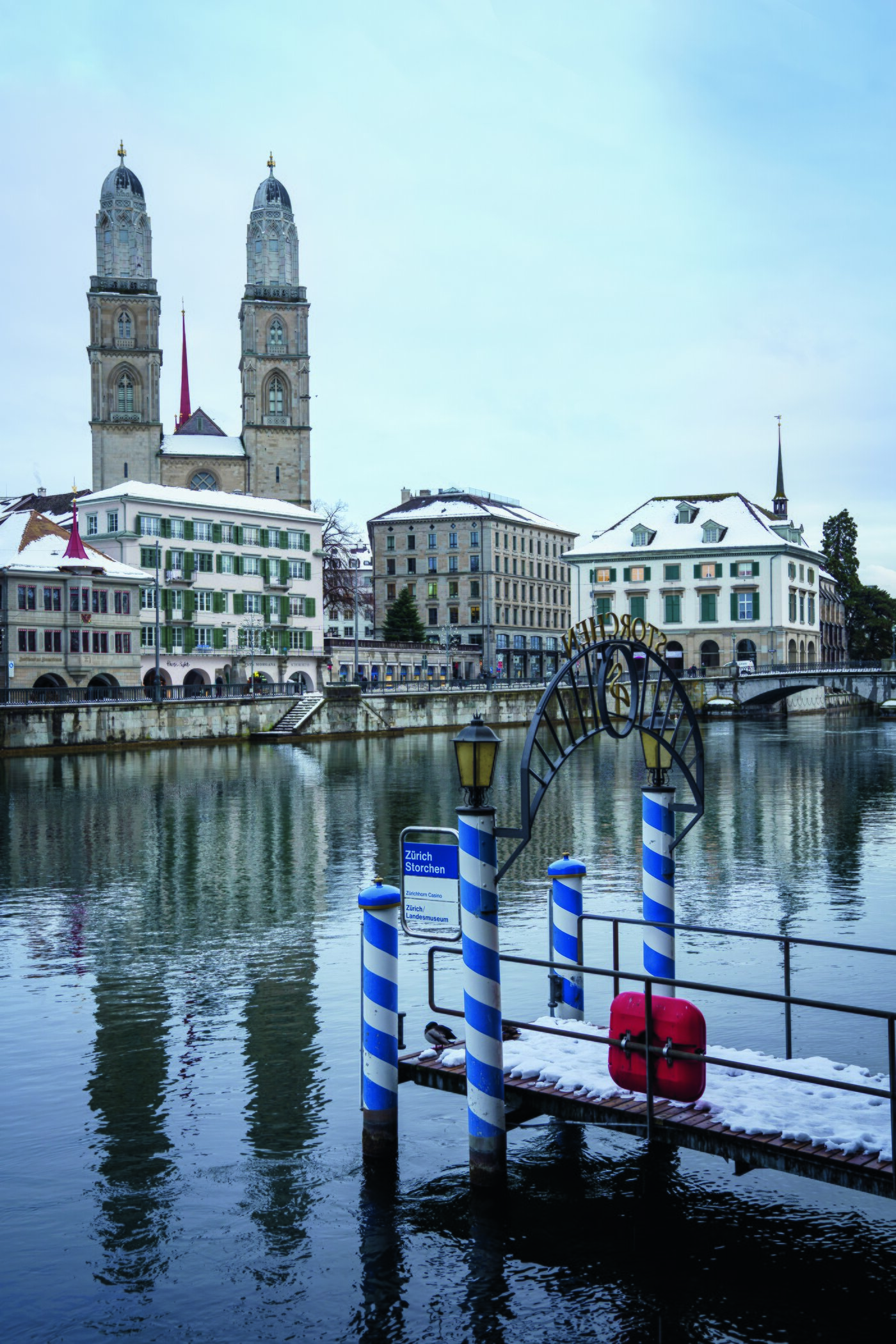 본문 이미지 - 취리히 겨울 풍경