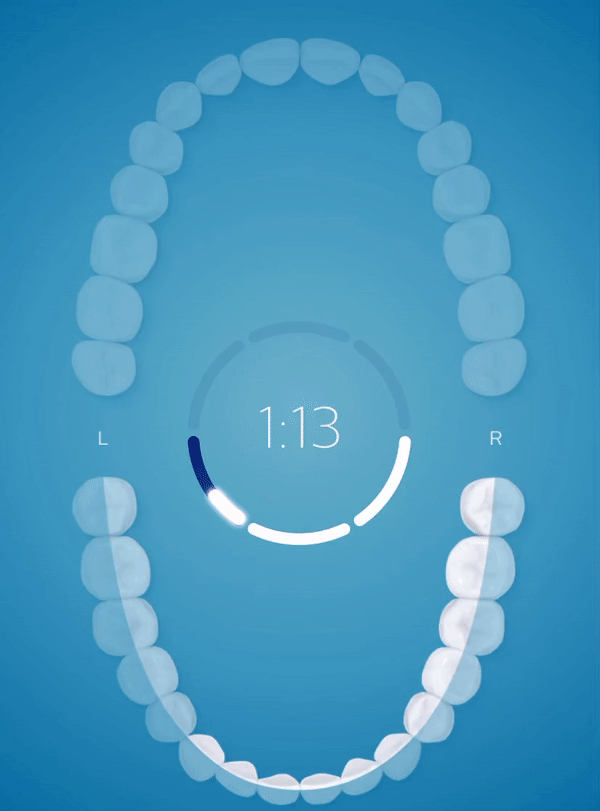 본문 이미지 - 필립스 소닉케어 어플을 구동하는 모습 ⓒ 뉴스1 신윤하 기자