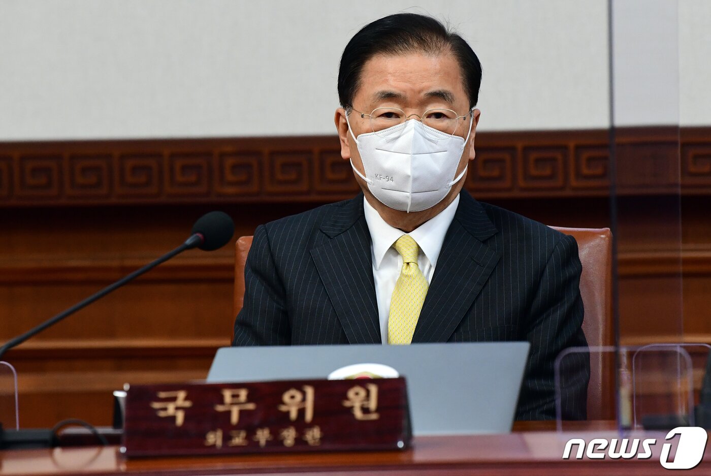 본문 이미지 - 정의용 외교부 장관..2022.3.2/뉴스1 ⓒ News1 송원영 기자
