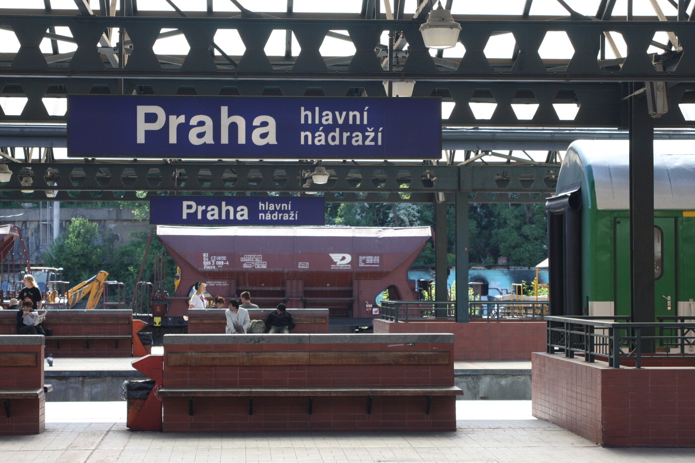 본문 이미지 - 프라하 중앙역의 플랫폼. 조성관 작가 제공