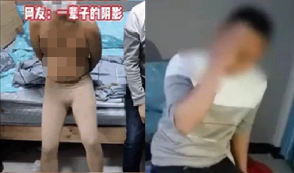 본문 이미지 - 여성이 아닌 남성이라는 것을 알고 충격받은 남성(오른쪽). (소후 갈무리) ⓒ 뉴스1