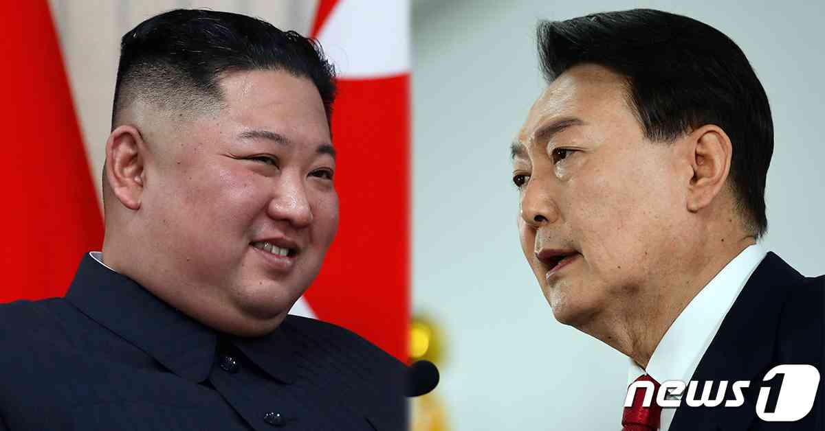 윤석열 대통령과 김정은 노동당 총비서. © AFP=뉴스1 © News1 © News1 나주희