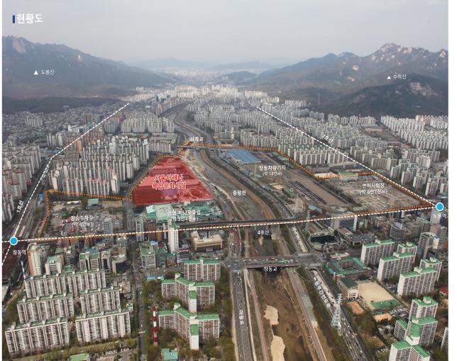 본문 이미지 - 서울 아레나 공연장 사업 위치도. &#40;기획재정부 제공&#41; ⓒ 뉴스1