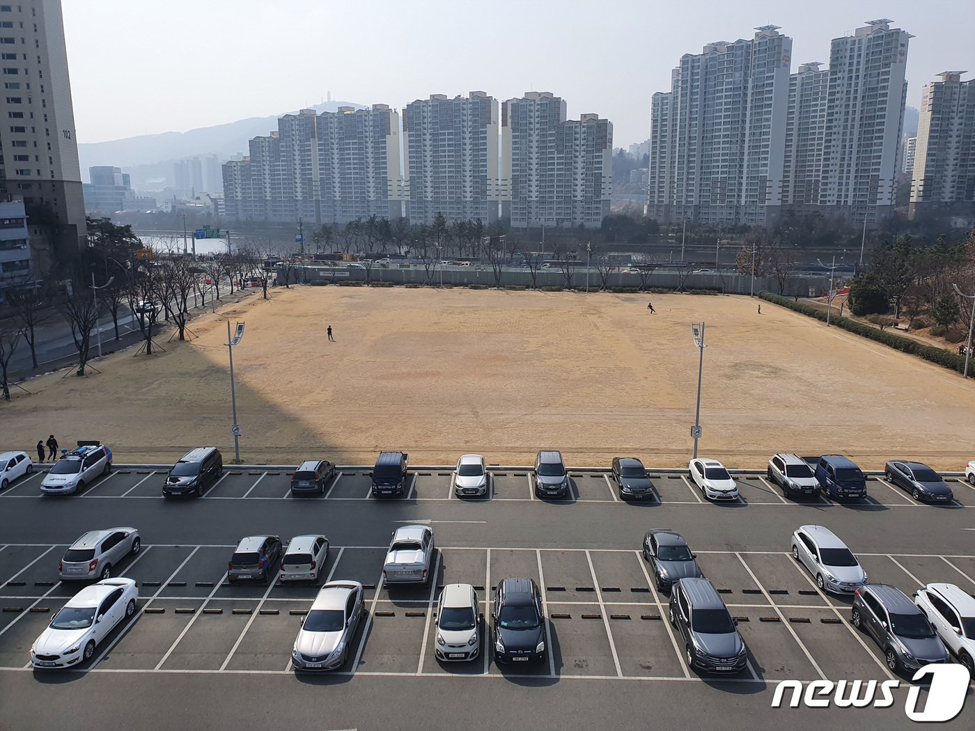 부산 해운대구 신청사가 들어설 재송동 부지.&#40;해운대구 제공&#41; ⓒ 뉴스1