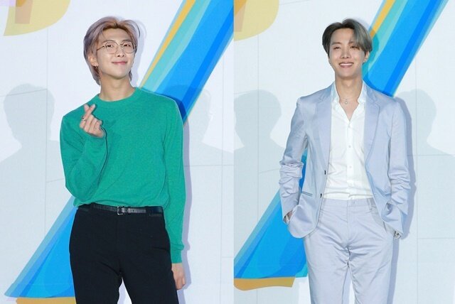 본문 이미지 - 방탄소년단 RM(왼쪽), 제이홉/ 빅히트엔터테인먼트 ⓒ 뉴스1