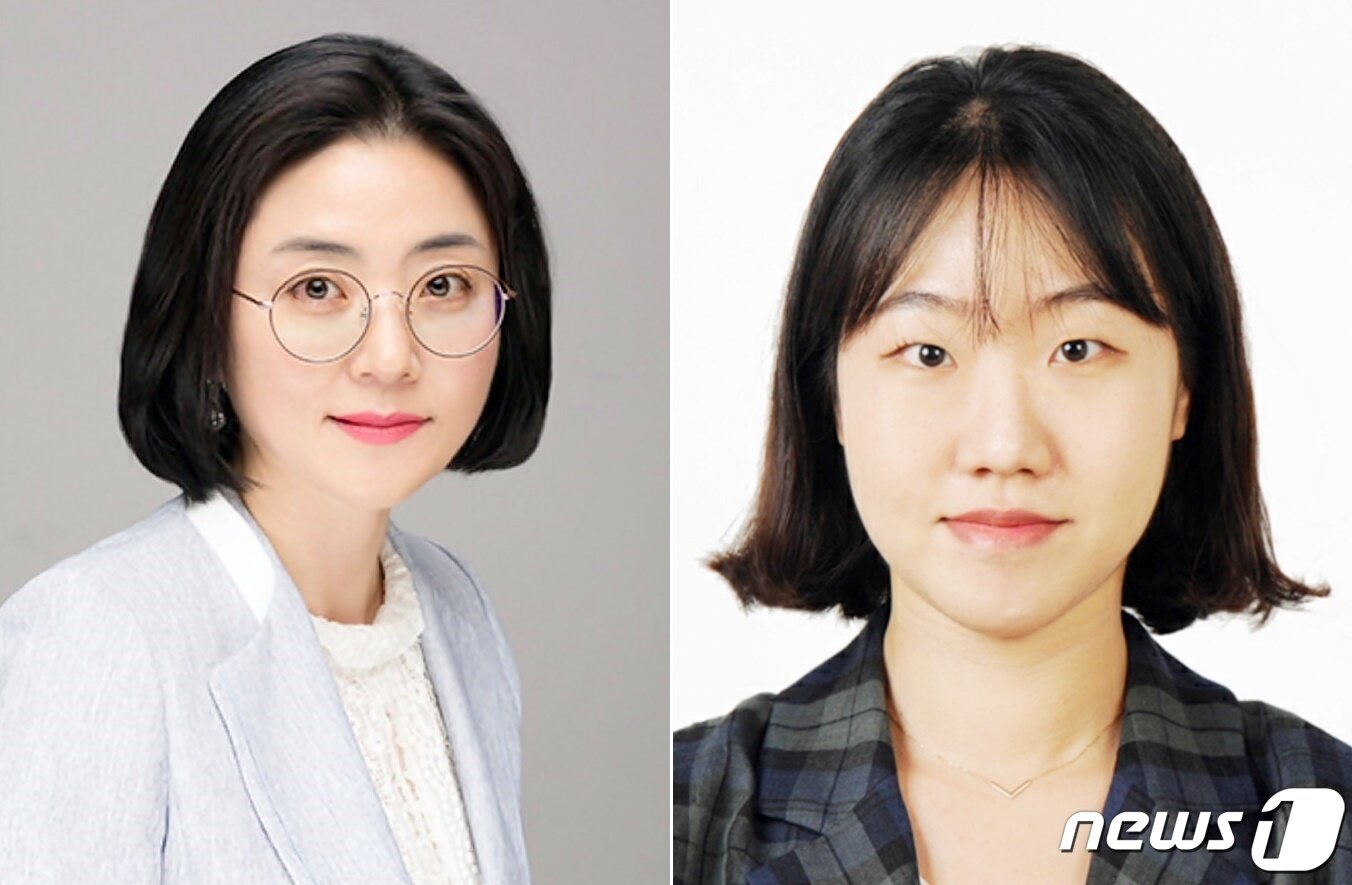 본문 이미지 - 진천교육지원청 친절공무원. 왼쪽부터 임수미 장학사, 이정은 주무관.(진천교육지원청 제공)ⓒ 뉴스1