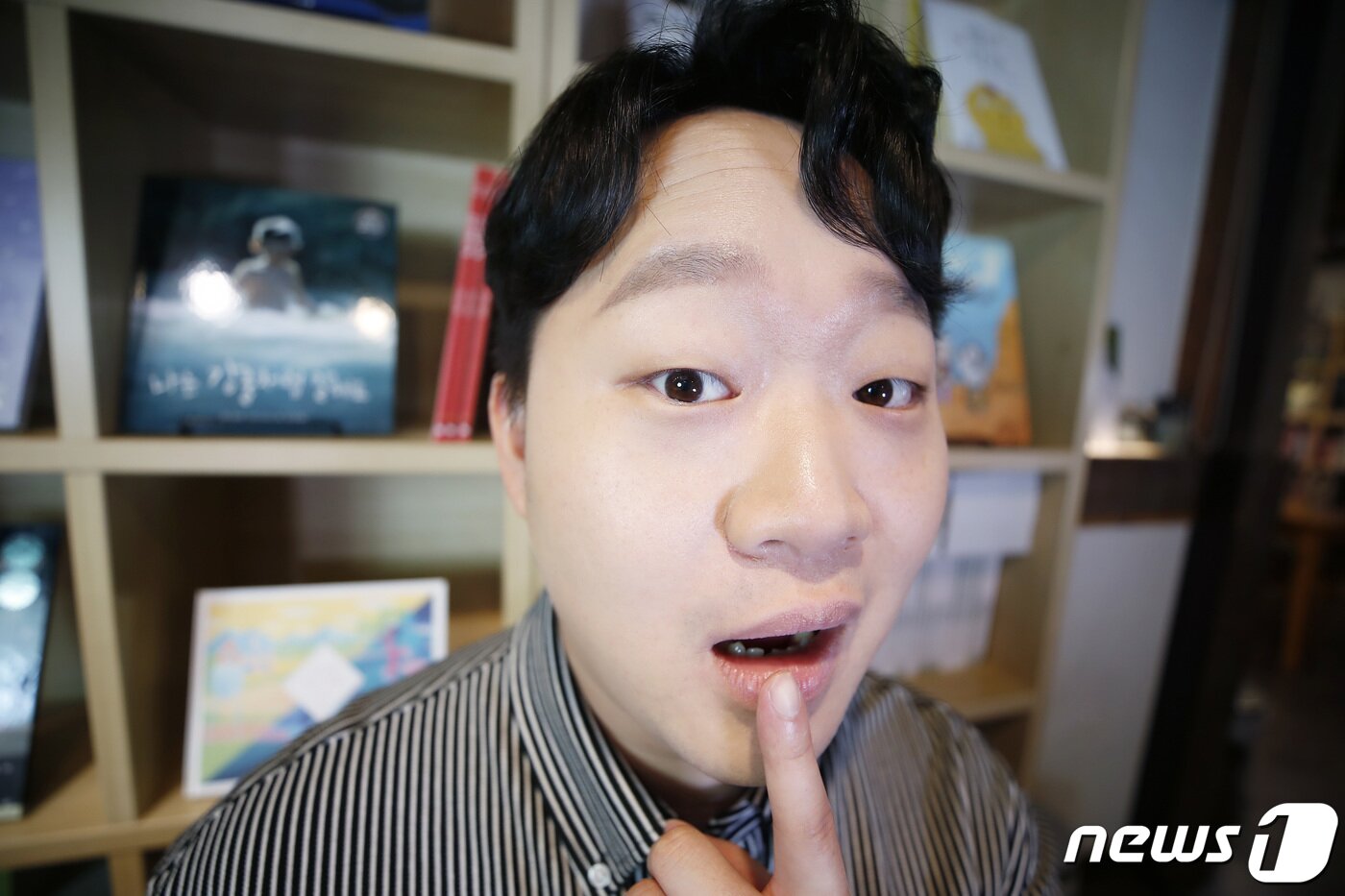 본문 이미지 - 서울 마포구 한 카페. '피식대학' 정재형 인터뷰/뉴스1 ⓒ News1 권현진 기자