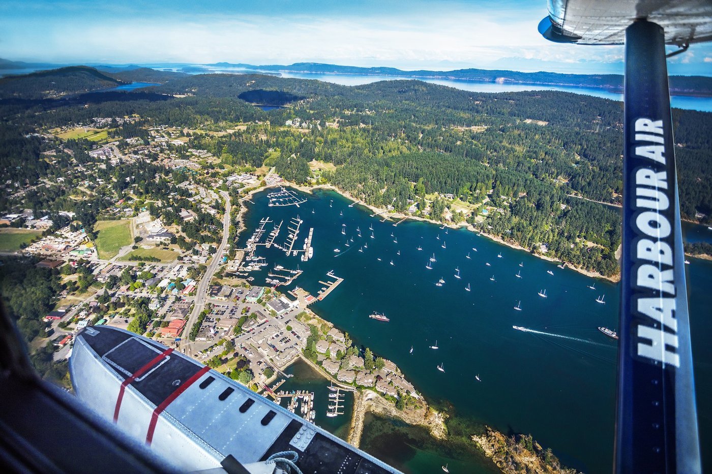 밴쿠버 전경ⓒ Harbour Air Seaplanes