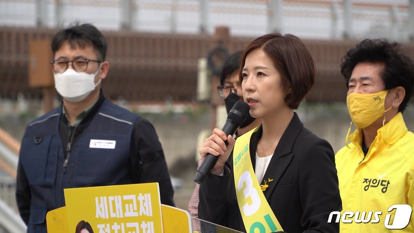 본문 이미지 - 6·1 지방선거 임명희 정의당 강릉시장 후보.(뉴스1 DB)