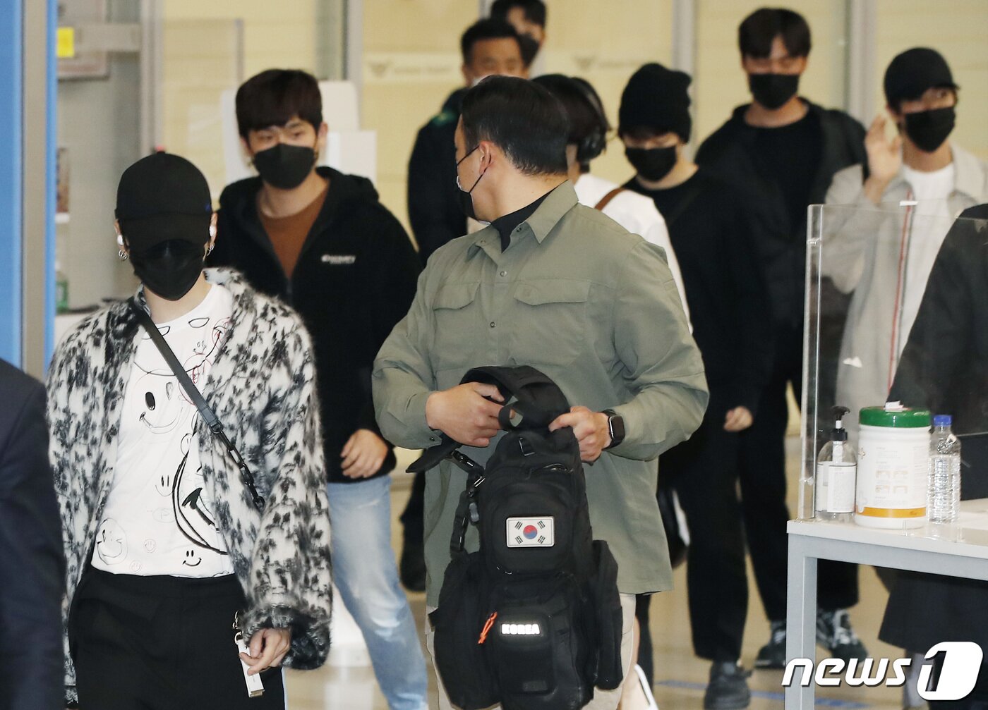 입국하는 BTS