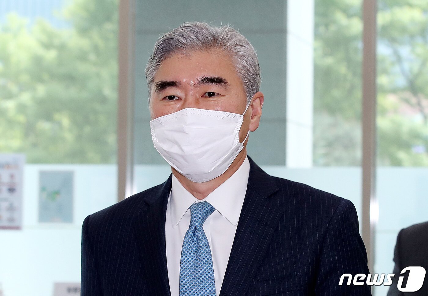 본문 이미지 - 성 김 미국 국무부 대북특별대표. 2022.4.19/뉴스1 ⓒ News1 박지혜 기자