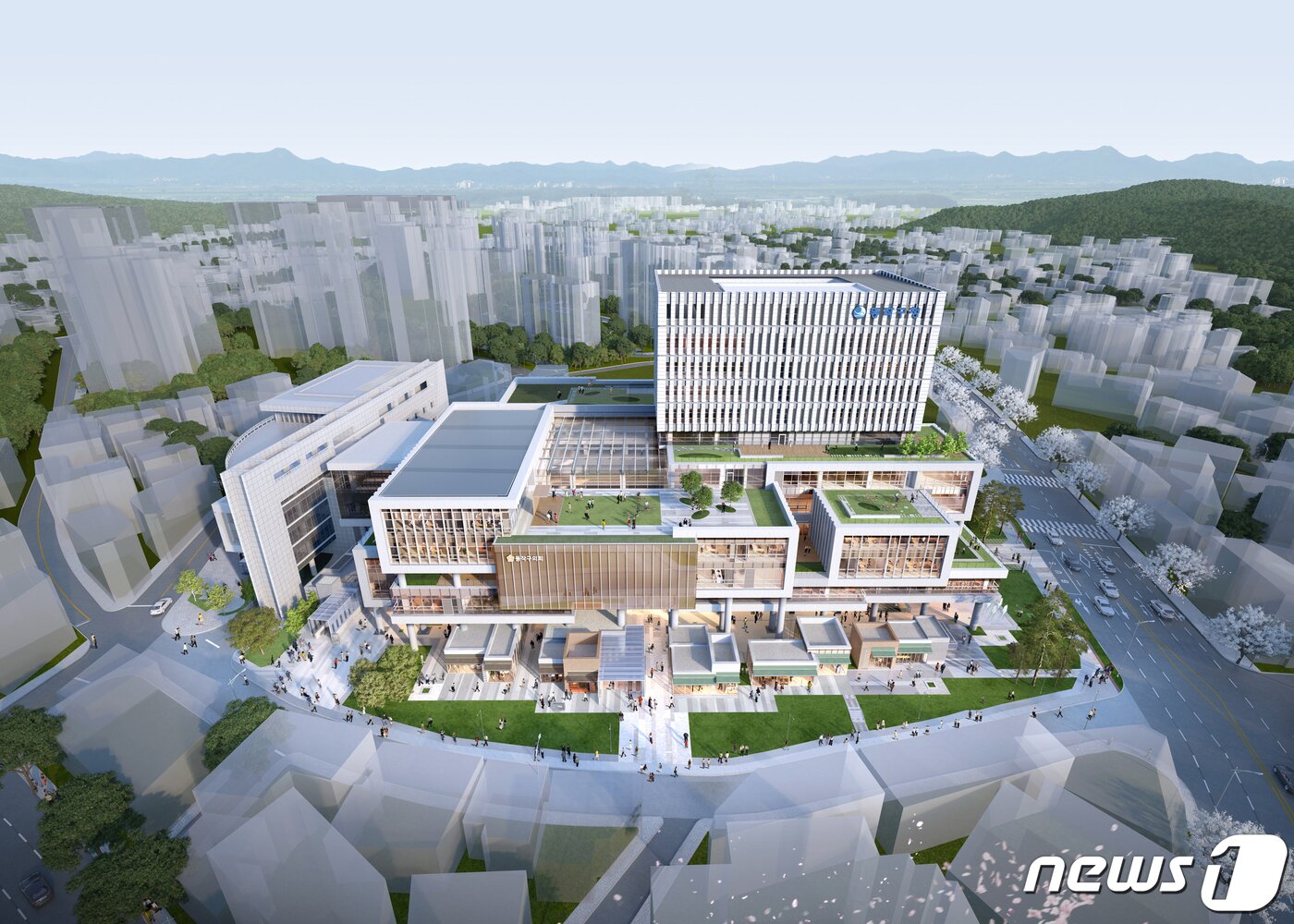 본문 이미지 - 장승배기 종합행정타운 조감도(동작구 제공).ⓒ 뉴스1