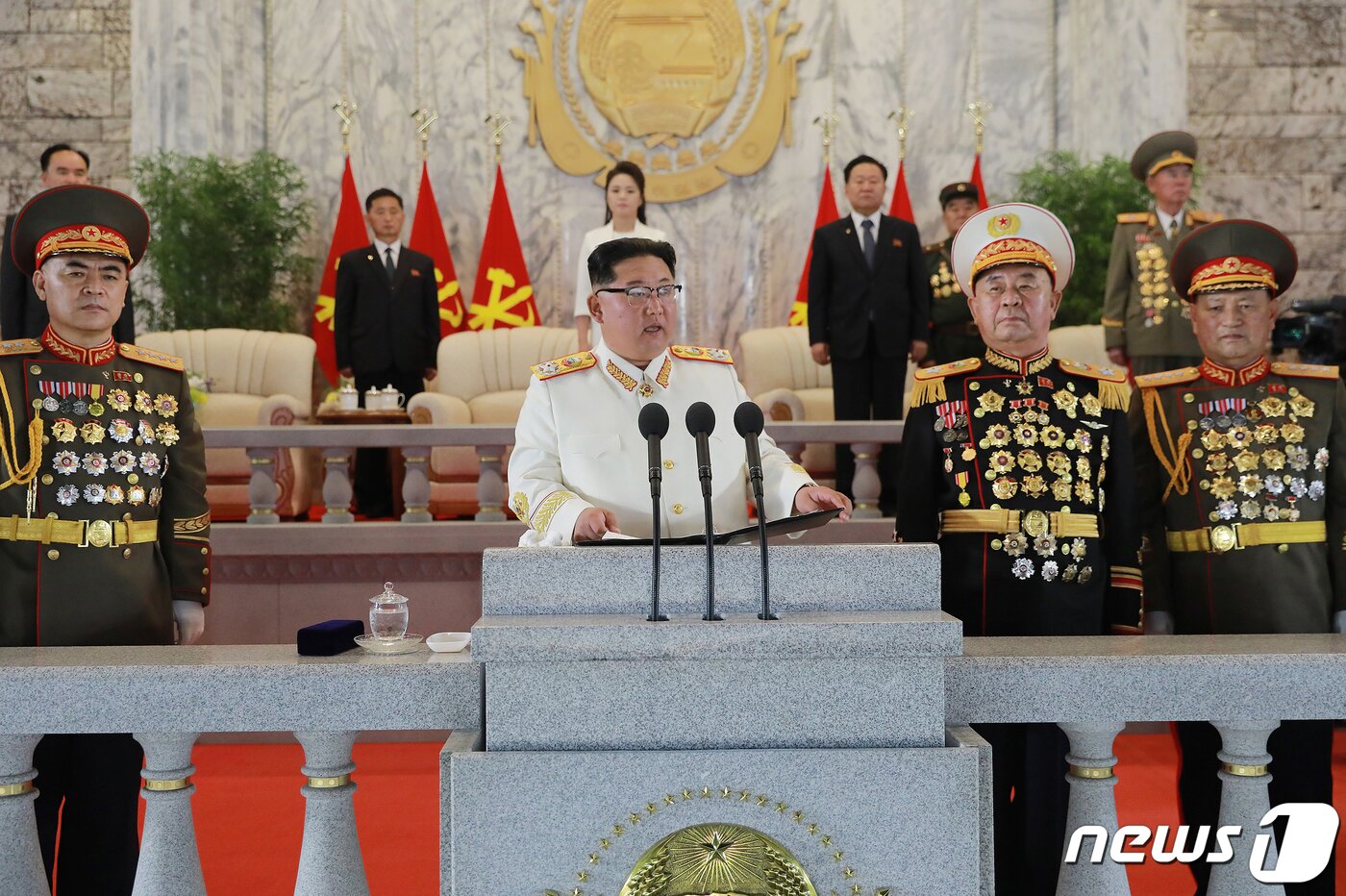 본문 이미지 - (평양 노동신문=뉴스1) = 김정은 북한 조선노동당 총비서. [국내에서만 사용가능. 재배포 금지. DB 금지. For Use Only in the Republic of Korea. Redistribution Prohibited] rodongphoto@news1.kr